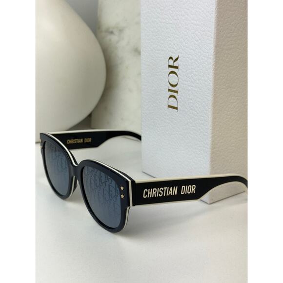 NEW Dior Pacific B2I Logo Sunglasses in Navy Blue main image 6